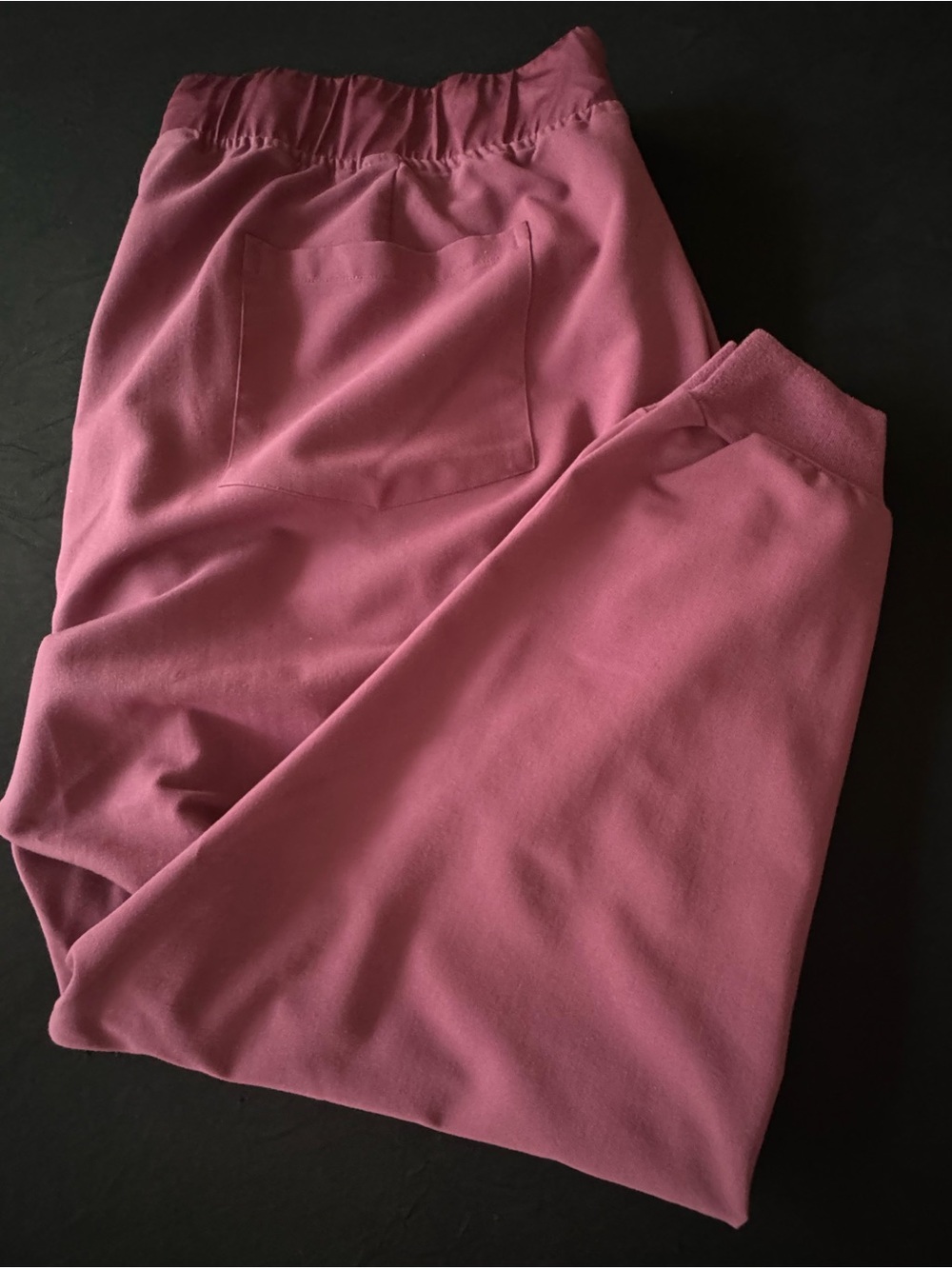 Women's Cozy High-Waist Scrub Jogger Pants - Dusty Rose 3XL P